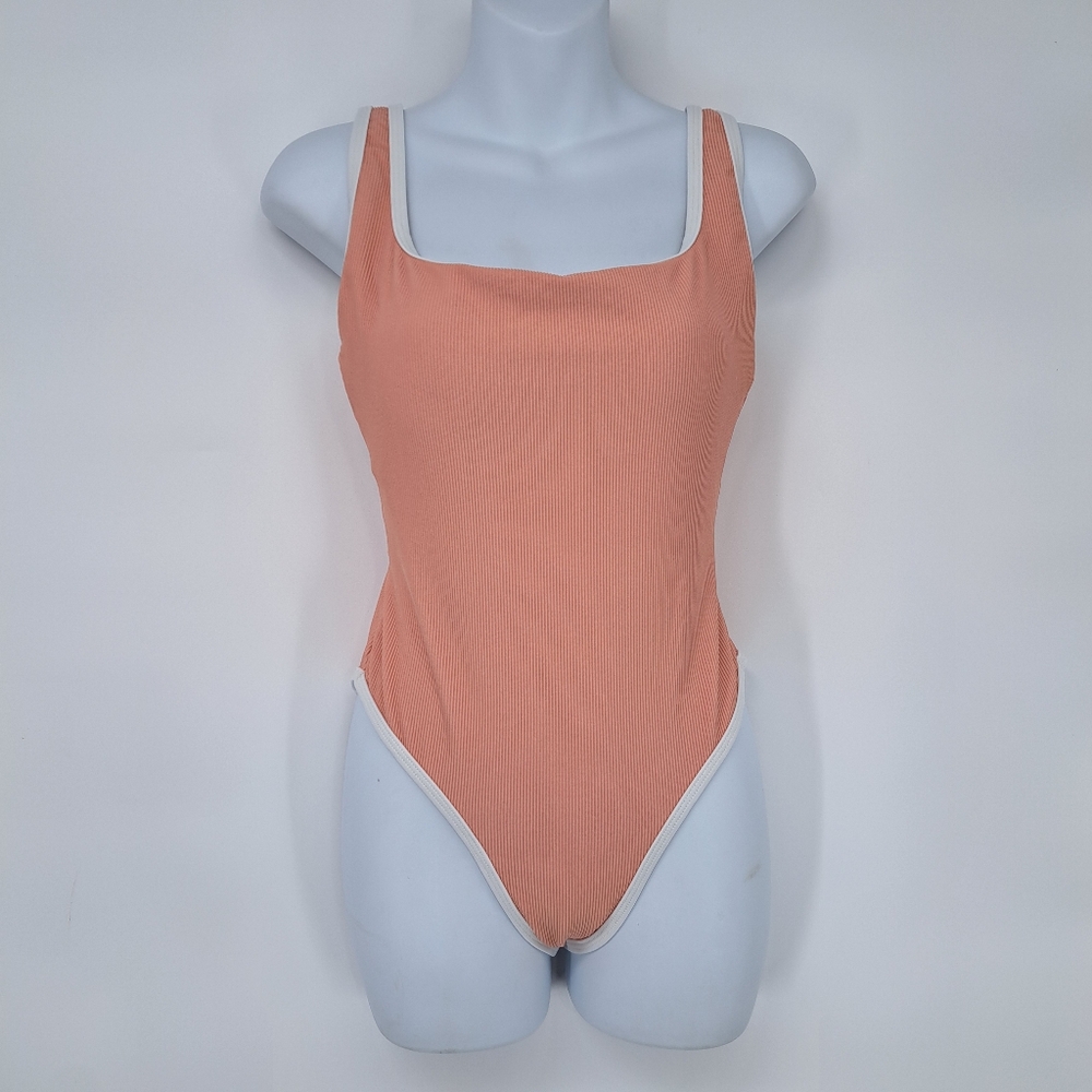 Lain Snow Ocean Isle One Piece Swimsuit in Blush Size Medium New